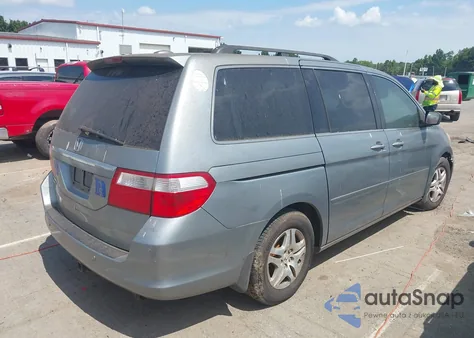 2006 Honda Odyssey Touring из США, поврежденный, VIN 5FNRL388X6B063806